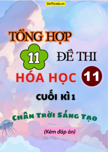 Tổng hợp 11 Đề thi Hóa học 11 cuối Kì 2 Chân Trời Sáng Tạo (Có lời giải chi tiết)